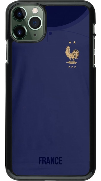 iPhone 11 Pro Max Case Hülle - Frankreich 2022 personalisierbares Fussballtrikot