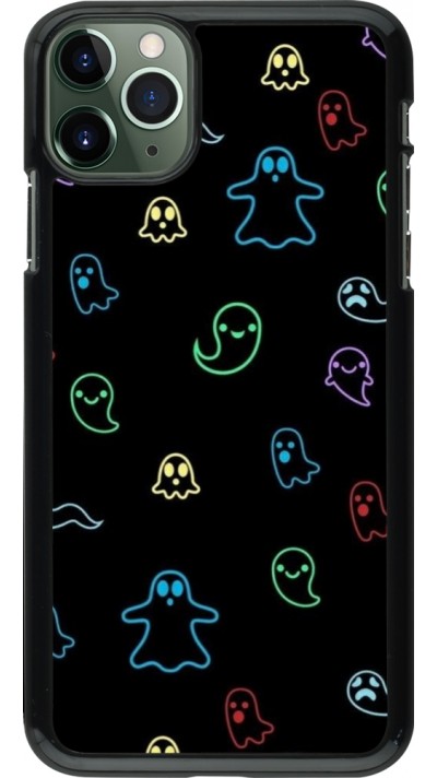 iPhone 11 Pro Max Case Hülle - Halloween 2024 colorful ghosts