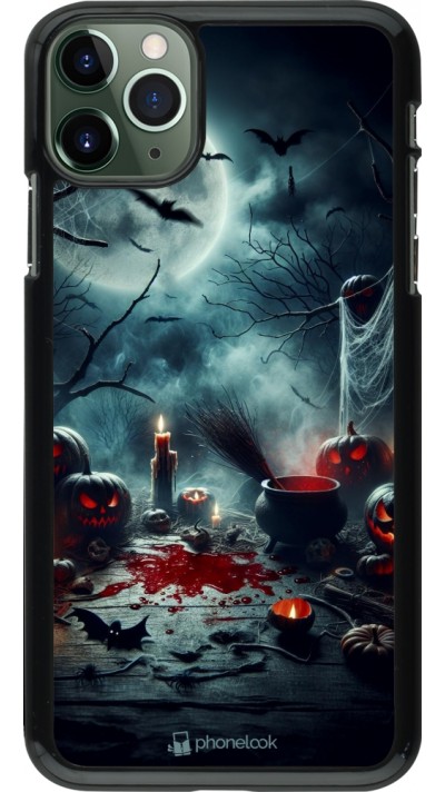 iPhone 11 Pro Max Case Hülle - Halloween 2024 Dunkler Mond