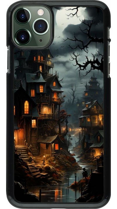 iPhone 11 Pro Max Case Hülle - Halloween 2024 scary town