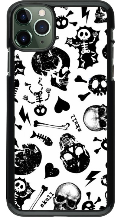 iPhone 11 Pro Max Case Hülle - Halloween 2024 skeleton mix