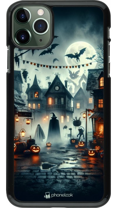 iPhone 11 Pro Max Case Hülle - Halloween Spukstadt