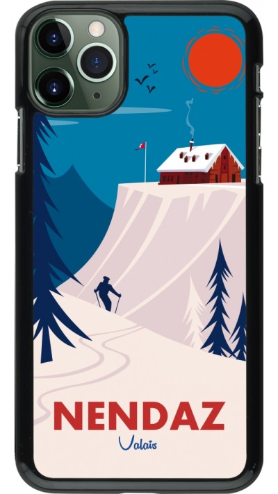 iPhone 11 Pro Max Case Hülle - Nendaz Cabane Ski