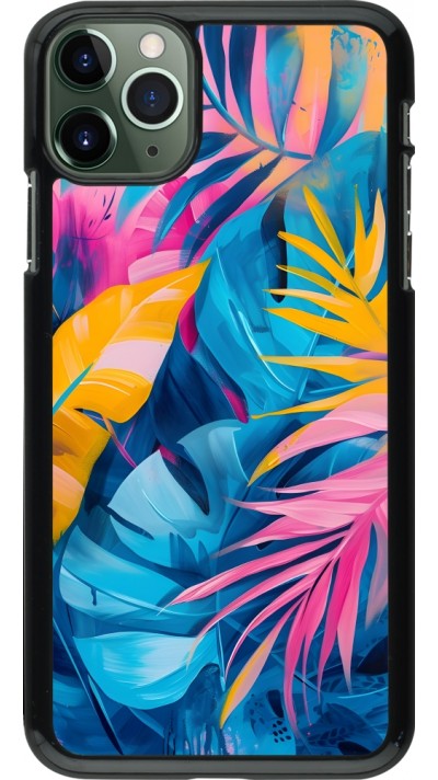 iPhone 11 Pro Max Case Hülle - Palms Blue