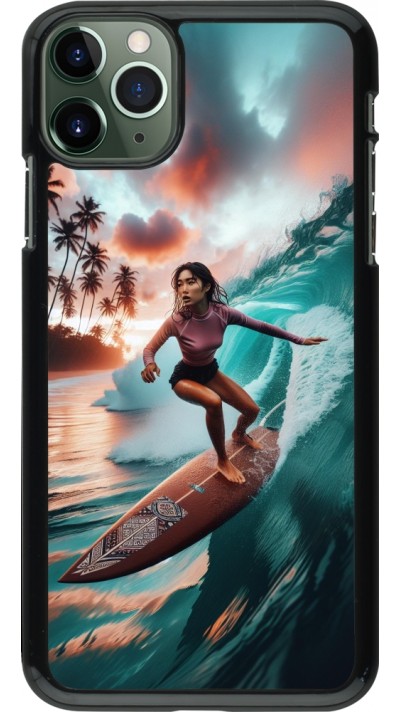 iPhone 11 Pro Max Case Hülle - Surferin aus Bali