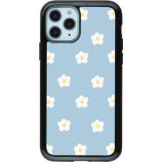 iPhone 11 Pro Case Hülle - Hybrid Armor schwarz Easter 2024 daisy flower