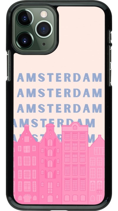 iPhone 11 Pro Case Hülle - Amsterdam Pink Print