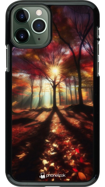 iPhone 11 Pro Case Hülle - Herbstlicher goldener Glanz