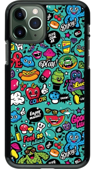 iPhone 11 Pro Case Hülle - Cartoons old school