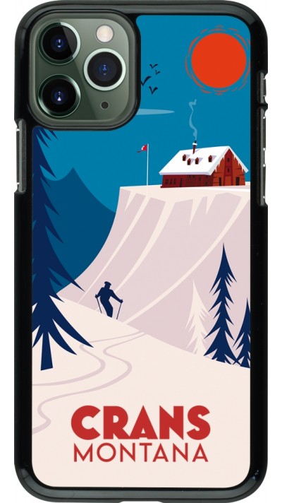 iPhone 11 Pro Case Hülle - Crans-Montana Cabane