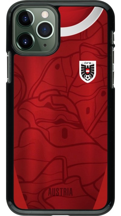 iPhone 11 Pro Case Hülle - Austria personalisierbares Fussballtrikot