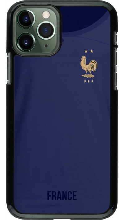 iPhone 11 Pro Case Hülle - Frankreich 2022 personalisierbares Fussballtrikot