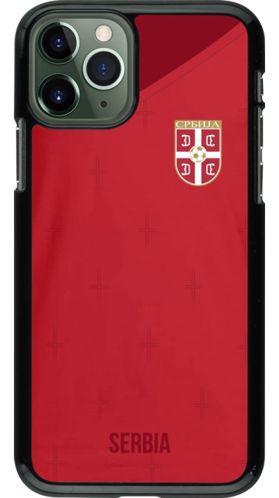 iPhone 11 Pro Case Hülle - Serbien 2022 personalisierbares Fussballtrikot