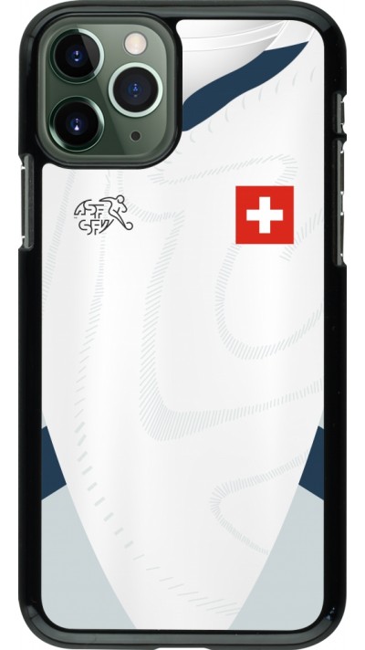 iPhone 11 Pro Case Hülle - Schweiz Away personalisierbares Fussballtrikot