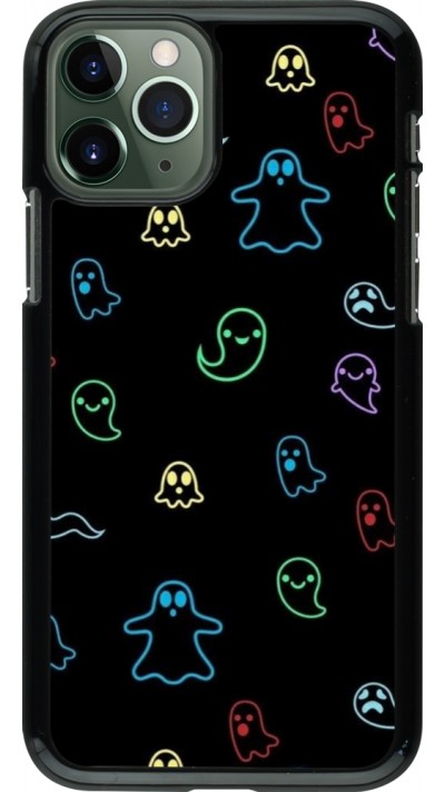 iPhone 11 Pro Case Hülle - Halloween 2024 colorful ghosts