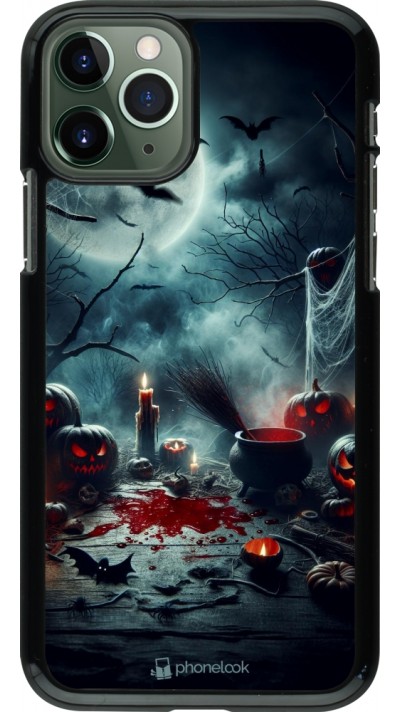 iPhone 11 Pro Case Hülle - Halloween 2024 Dunkler Mond