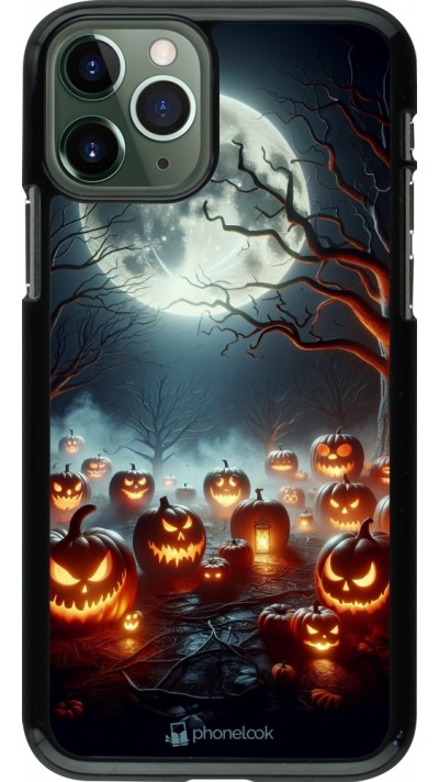 iPhone 11 Pro Case Hülle - Halloween 2024 Viele Kuerbisse