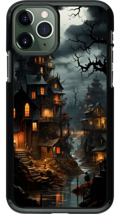 iPhone 11 Pro Case Hülle - Halloween 2024 scary town