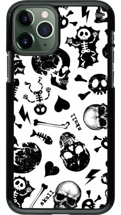 iPhone 11 Pro Case Hülle - Halloween 2024 skeleton mix