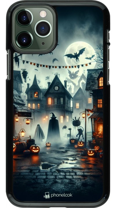 iPhone 11 Pro Case Hülle - Halloween Spukstadt