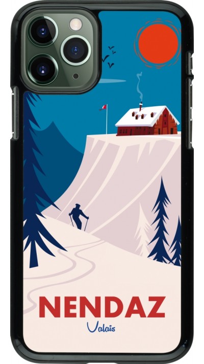 iPhone 11 Pro Case Hülle - Nendaz Cabane Ski