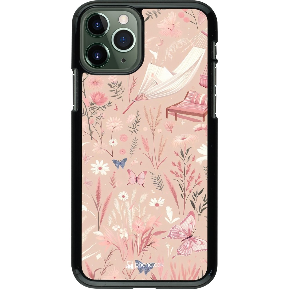 iPhone 11 Pro Case Hülle - Sommer Pastellmuster