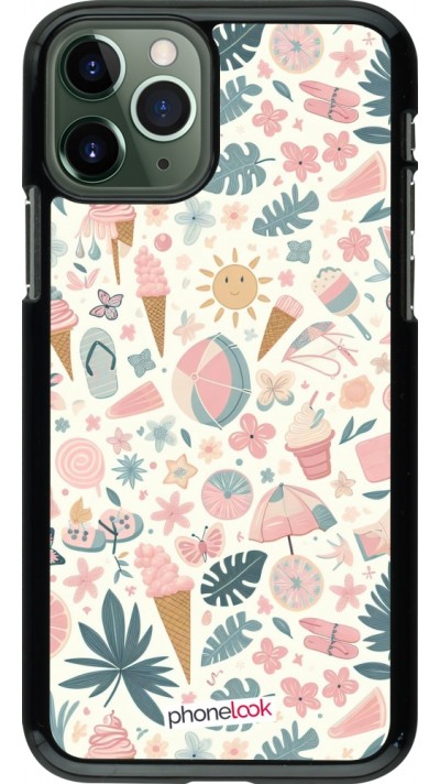 iPhone 11 Pro Case Hülle - Sommer Pink Muster