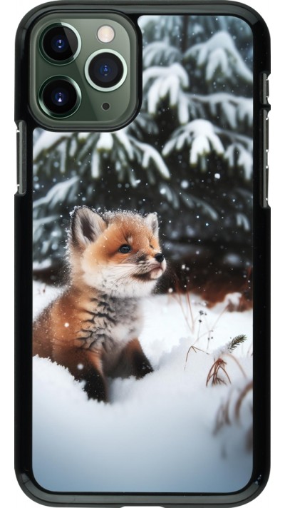 iPhone 11 Pro Case Hülle - Weihnachten 2023 Fuechslein Tanne