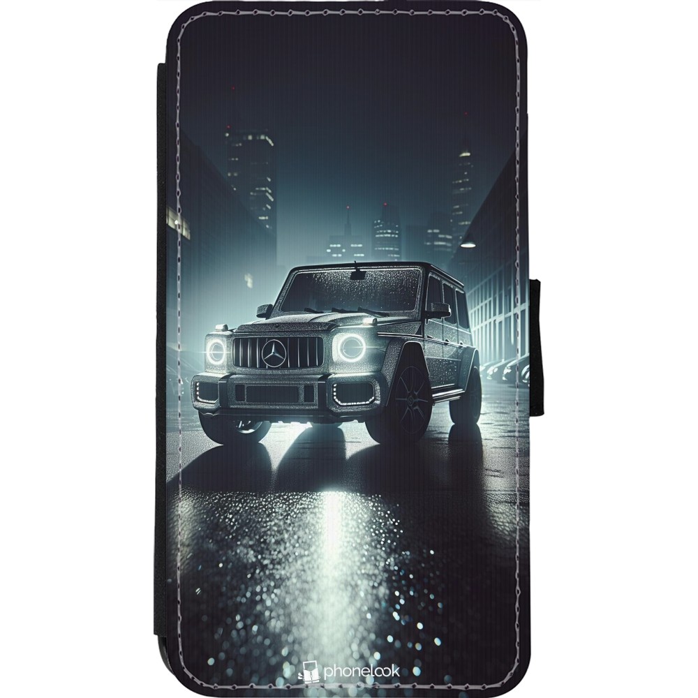 iPhone 11 Pro Case Hülle - Wallet schwarz Mercedes G AMG Nacht