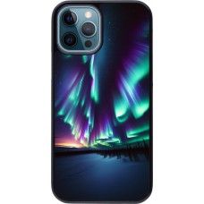 iPhone 12 / 12 Pro Case Hülle - Funkelndes Nordlicht