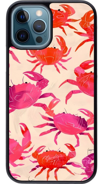 Coque iPhone 12 / 12 Pro - Crabs Paint