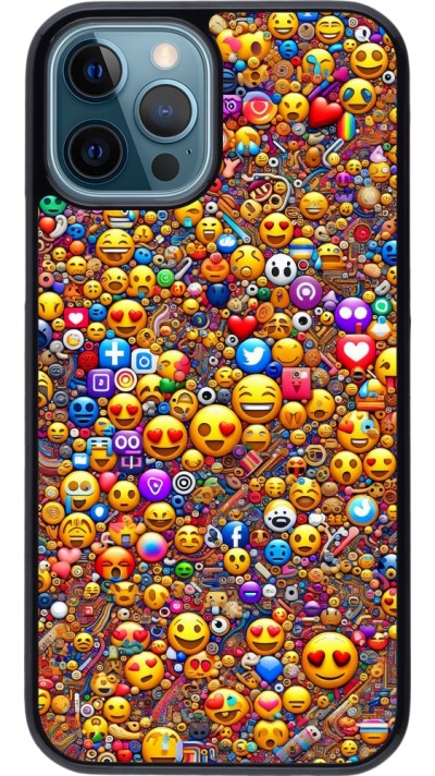 iPhone 12 / 12 Pro Case Hülle - Emoji gemischt