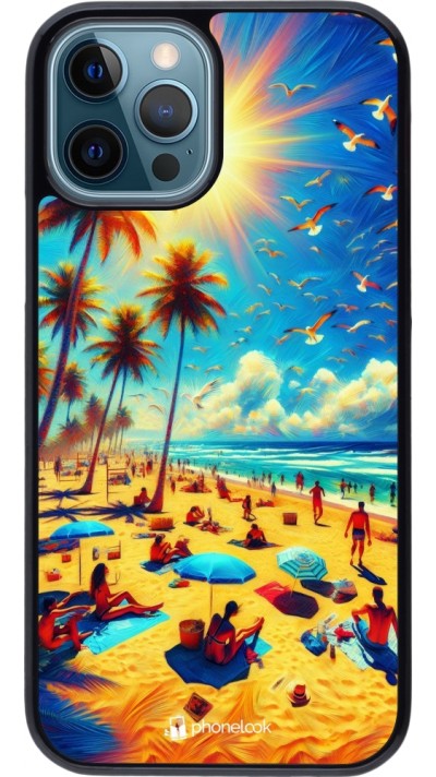 iPhone 12 / 12 Pro Case Hülle - Sommer Paradies Farbe