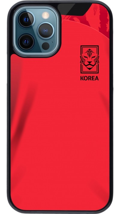 iPhone 12 / 12 Pro Case Hülle - Südkorea 2022 personalisierbares Fussballtrikot