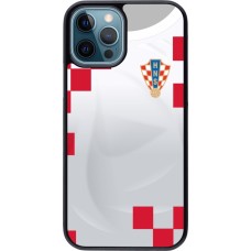 iPhone 12 / 12 Pro Case Hülle - Kroatien 2022 personalisierbares Fussballtrikot