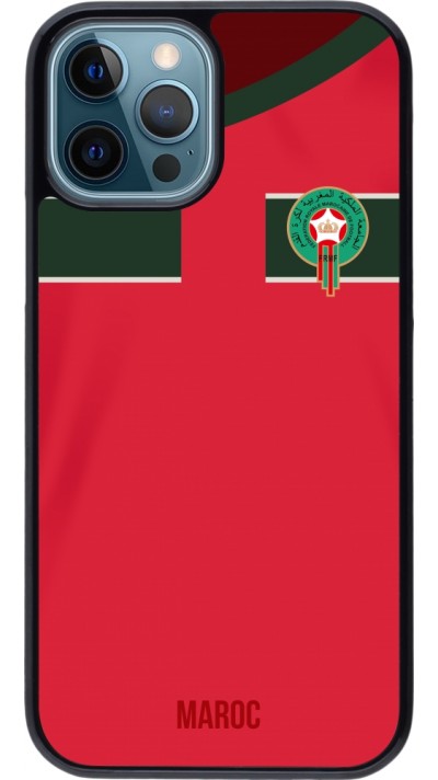 iPhone 12 / 12 Pro Case Hülle - Marokko 2022 personalisierbares Fussballtrikot