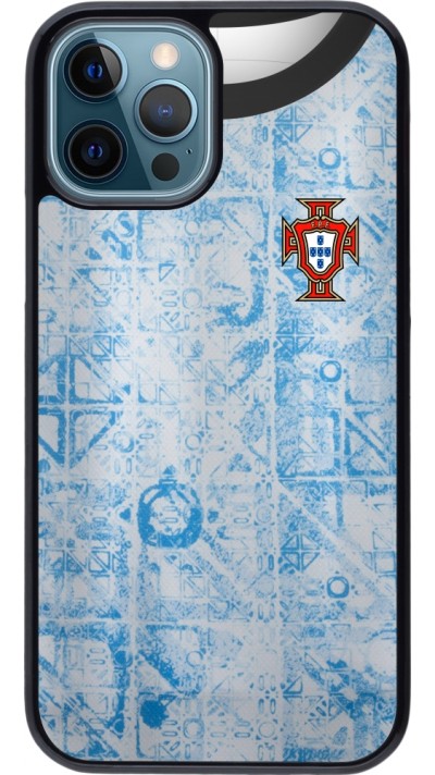 Coque iPhone 12 / 12 Pro - Maillot de football Portugal Extérieur personnalisable