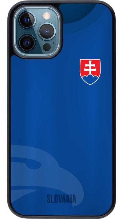 Coque iPhone 12 / 12 Pro - Maillot de football Slovaquie