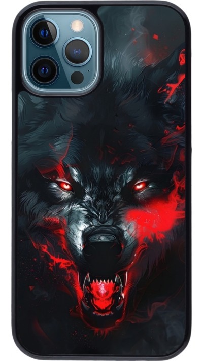 iPhone 12 / 12 Pro Case Hülle - Halloween 2024 mad werewolf