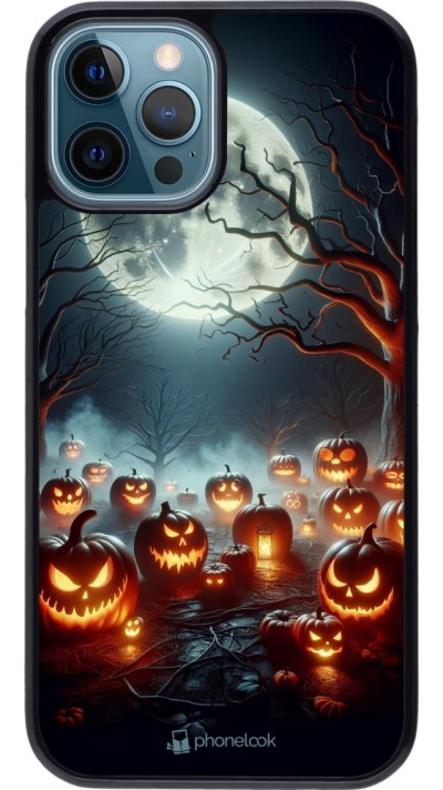 iPhone 12 / 12 Pro Case Hülle - Halloween 2024 Viele Kuerbisse