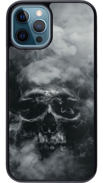 iPhone 12 / 12 Pro Case Hülle - Halloween 2024 smoky skull