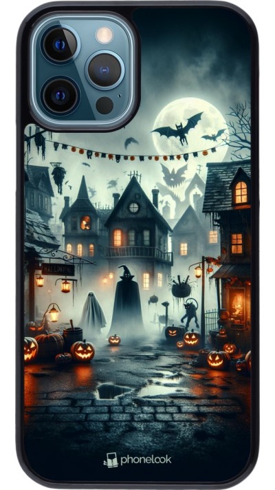 iPhone 12 / 12 Pro Case Hülle - Halloween Spukstadt