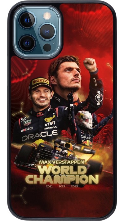 iPhone 12 / 12 Pro Case Hülle - Max Verstappen Champion 2023