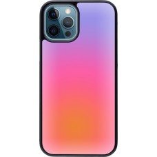 iPhone 12 / 12 Pro Case Hülle - Orange Pink Blue Gradient