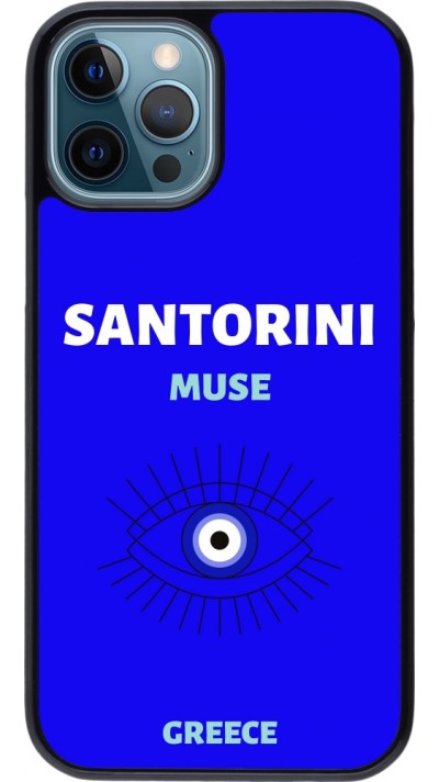 iPhone 12 / 12 Pro Case Hülle - Pop Summer Destination Santorini