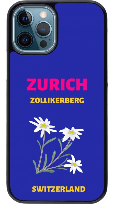 iPhone 12 / 12 Pro Case Hülle - Pop Summer Destination Zurich