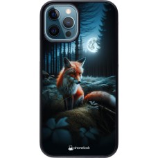 iPhone 12 / 12 Pro Case Hülle - Fuchs Mond Wald