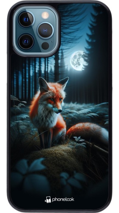 iPhone 12 / 12 Pro Case Hülle - Fuchs Mond Wald