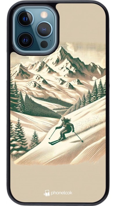 iPhone 12 / 12 Pro Case Hülle - Vintage Skiberg