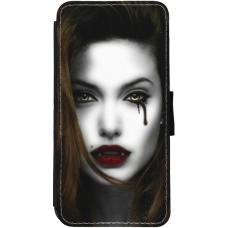 iPhone 12 / 12 Pro Case Hülle - Wallet schwarz Halloween 2023 gothic vampire